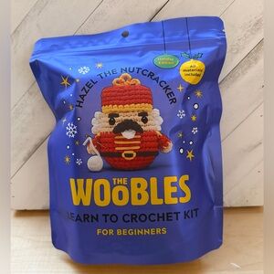 RARE - The Woobles HAZEL THE NUTCRACKER Crochet Kit CHRISTMAS LIMITED EDITION